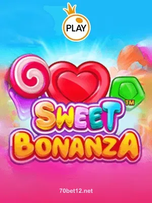 Imagem do jogo Sweet Bonanza no 70bet